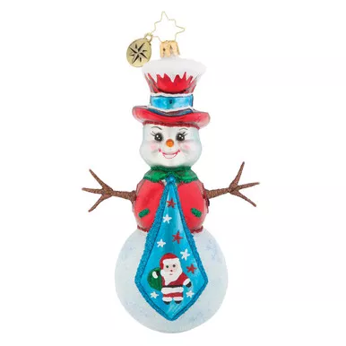 Santa's Tied Up Right Now Ornament by Christopher Radko