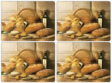 Set of 4 Artisan Breads Placemats by Pimpernel