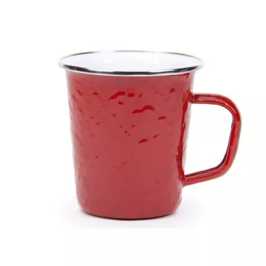 Set of 4 - Solid Red 16 oz. Latte Mug by Golden Rabbit
