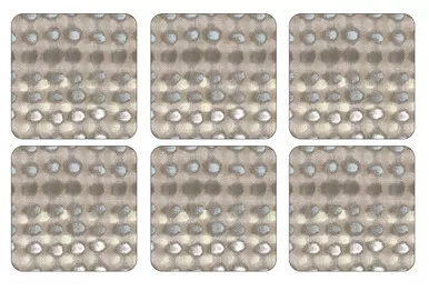 Set of 6 Pure Coasters by Pimpernel