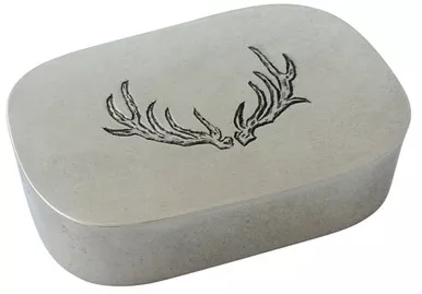 Simple Covered Antler Box by Match Pewter