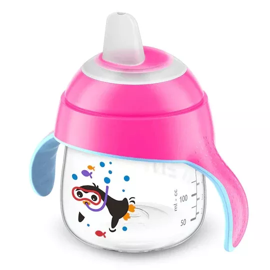 Sip, No Drip Cup 200ml 6m+ Pink