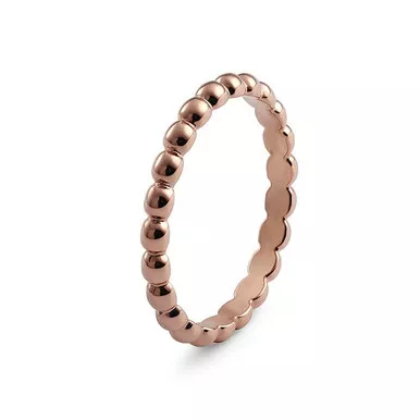 Size 7.5 Rose Gold Matino Interchangeable Spacer Ring by Qudo Jewelry