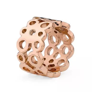 Size 8.5 Rose Gold Ancona Basic Interchangeable Ringby Qudo Jewelry