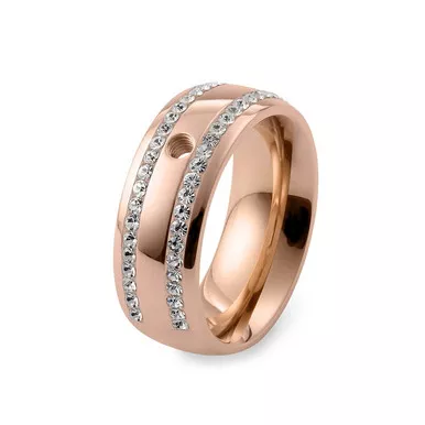 Size 8.5 Rose Gold Lecce Basic Interchangeable Ringby Qudo Jewelry
