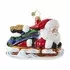 Sledding Santa Ornament by Christopher Radko