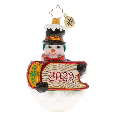 Sleigh The Day Away 2020 Ornament by Christopher Radko