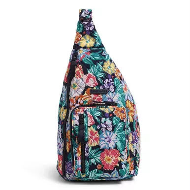 Sling Backpack Happy Blooms by Vera Bradley