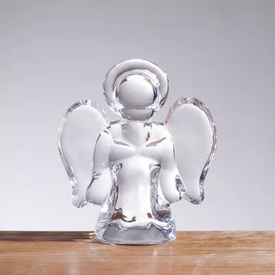 Small Decorative Glass Angel by Simon Pearce