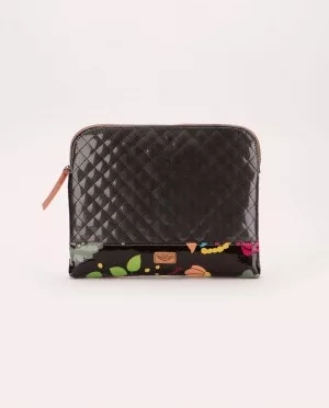 Smoke Candy Crush Portfolio Clutch by Consuela