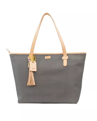 Smokey Zipper Tote by Consuela