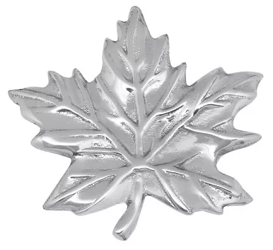 Soft Silver Maple Leaf Napkin Weight by Mariposa