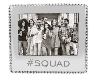"#SQUAD" Beaded 5x7 Statement Frame by Mariposa - Special Order