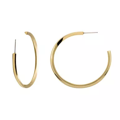 Stella Valle Diamond 2" Gold Earrings