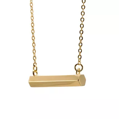 Stella Valle Hexagon Gold Necklace