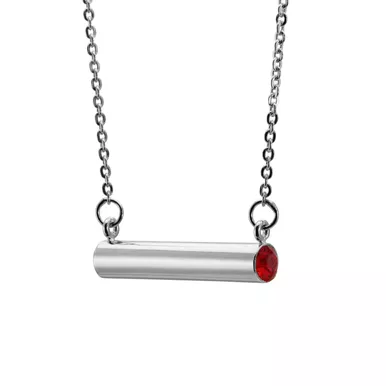 Stella Valle July Health + Fortune Silver Necklace
