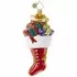 Stocked Sock Ornament by Christopher Radko