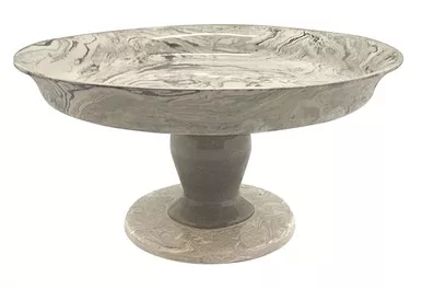 Stone Marble Ceramic Medium Cookie Stand by Mariposa
