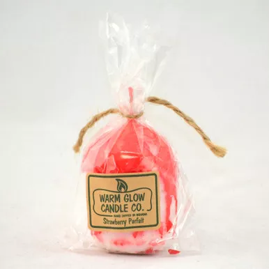 Strawberry Parfait Oversized Votive by Warm Glow Candles