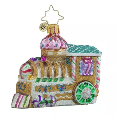 Sugar Choo-Choo Little Gem Ornament by Christopher Radko