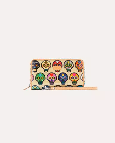 Sugar Skulls Legacy Wristlet Wallet by Consuela