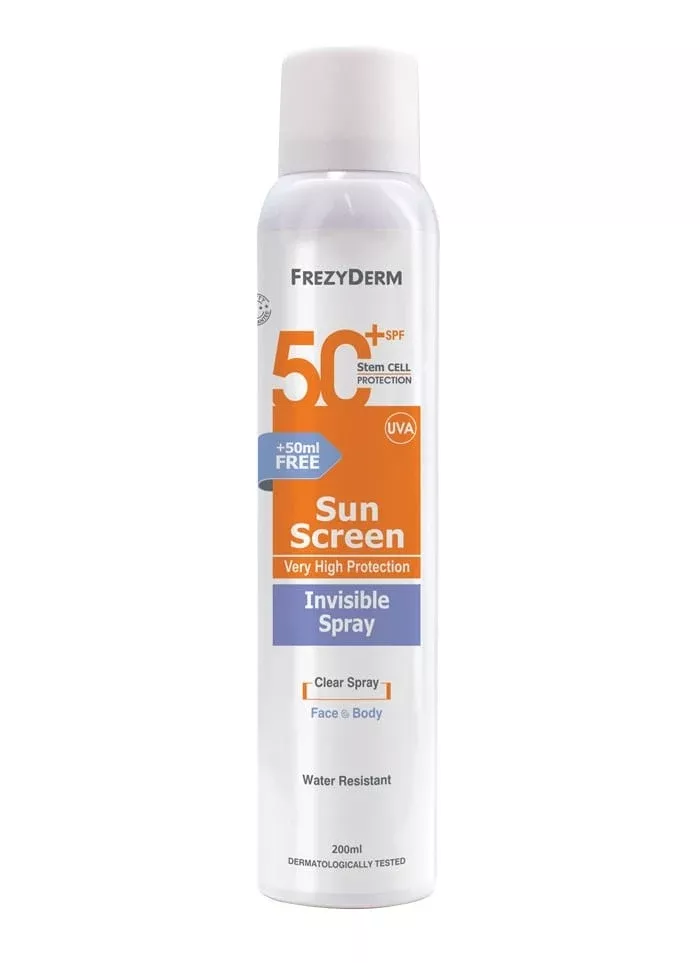 Sun Screen Invisible Spray SPF50+ Face & Body