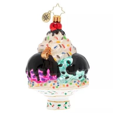 A Superb Sundae Ornament by Christopher Radko