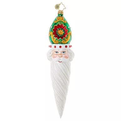 Swirling Regalia Nicholas Ornament by Christopher Radko