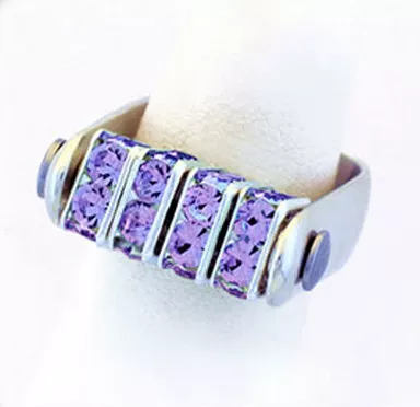 Tanzanite Swarovski Glow Design Bar