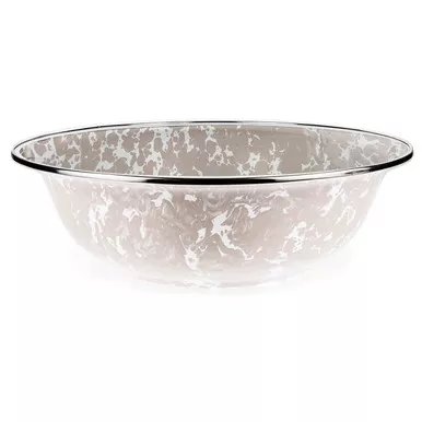 Taupe Serving Bowl by Golden Rabbit