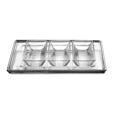 Tavola Rectangular Tray and Dipping Bowl Set - Arte Italica