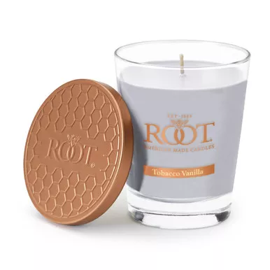 Tobacco Vanilla Large Honeycomb Veriglass Candle by Root