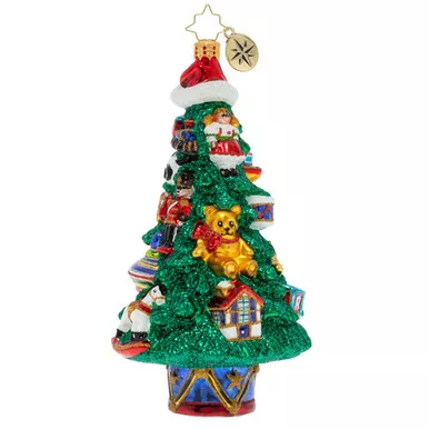 A Toy-Trimmed Tree Ornament by Christopher Radko