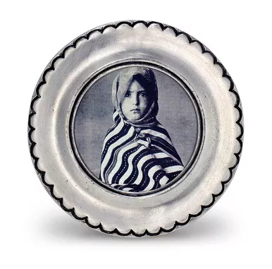 Trentino Small Round Frame by Match Pewter