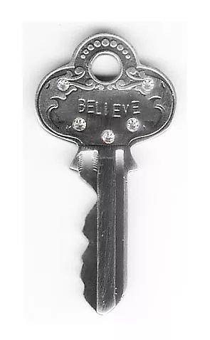 Trinkets Believe Key Charm by Pick Up Sticks