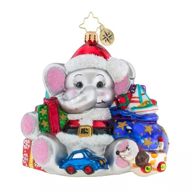 Trunk Full Of Presents Ornament by Christopher Radko