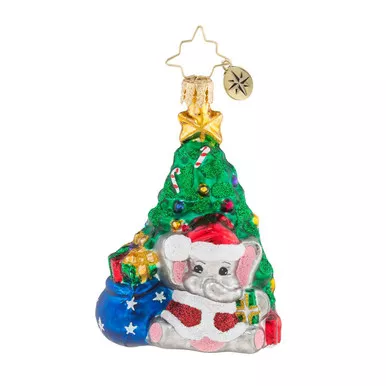 A Trunkful First Little Gem Ornament by Christopher Radko