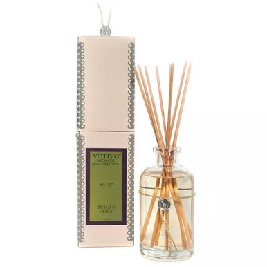 Tuscan Olive Aromatic Reed Diffuser Votivo Candle