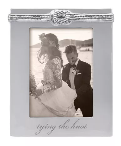 "Tying the Knot" Double Knot 5" x 7" Frame by Mariposa - Special Order