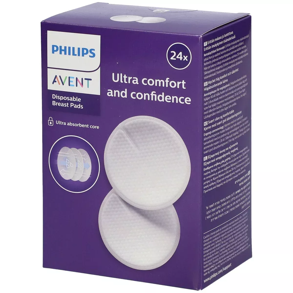 Ultra Comfort Disp. Breast Padsx24