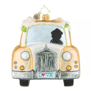 Uptown Honeymoon Ornament by Christopher Radko