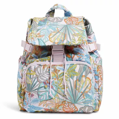 Utility Backpack Rain Forest Canopy by Vera Bradley