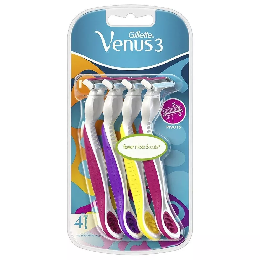 Venus 3 Disposable Razors 4 St