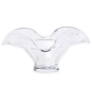 Vietri Hibiscus Glass Centerpiece