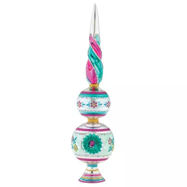 Vintage Celebration 13" Finial Stand With Reflector by Christopher Radko