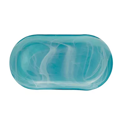 Volterra Aqua Oval Tray - Arte Italica