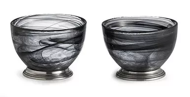 Volterra Nero Compote Set - Arte Italica