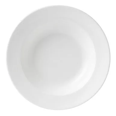 Wedgwood White Rim Soup Bowl by Wedgwood