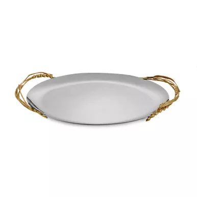 Wheat Oval Serving Platter by Michael Aram