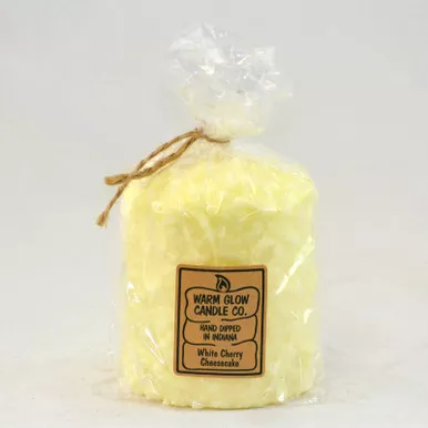 White Cherry Cheesecake Hearth Candle by Warm Glow Candles